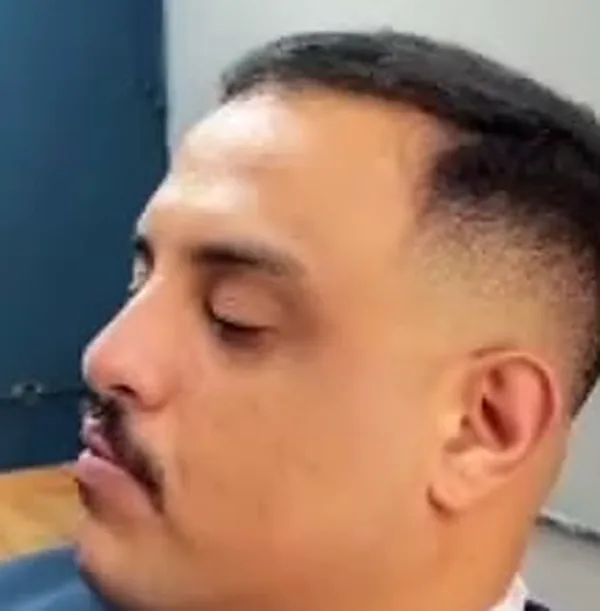 Degradê baixo finalizado, cliente de perfil